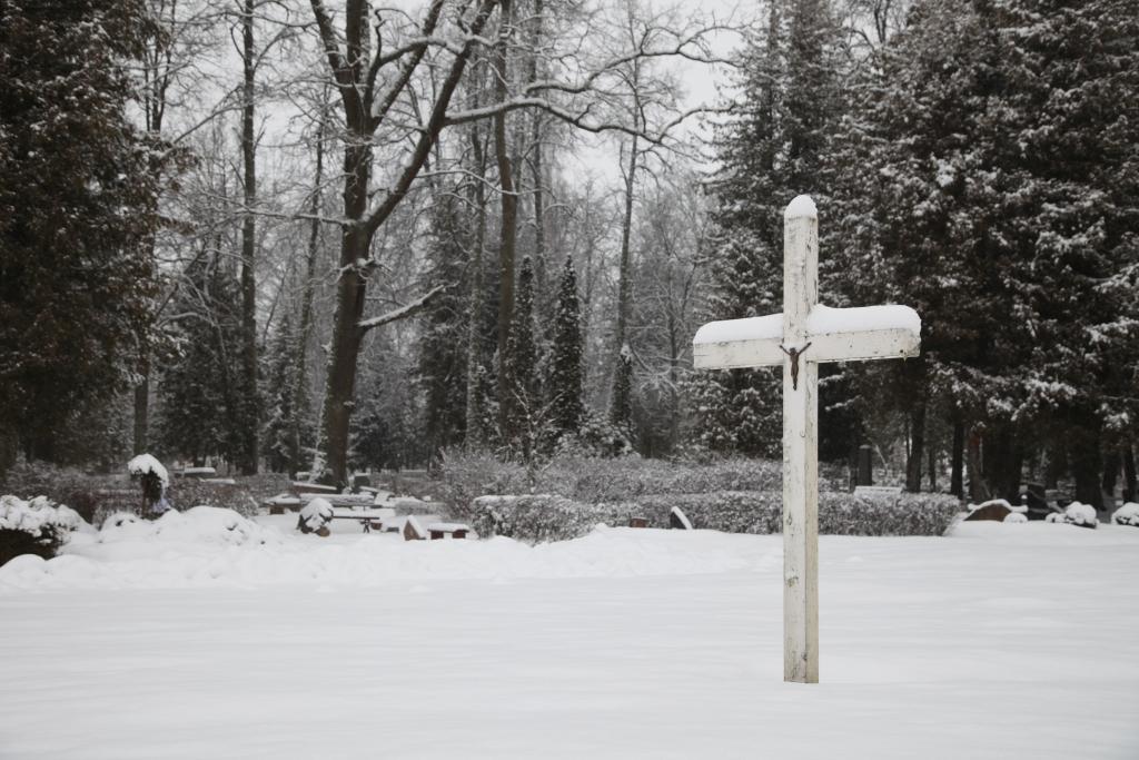 Balto krustu izcelsme un nozīme Gulbenes novadā daudziem jau ir aizmirsusies vai vispār nav bijusi zināma. Šos krustus pamazām saēd laikazobs, tie pazūd. Arī pilsētas vecajos kapos nomaļus stāvošā baltā krusta nozīmi un uzrašanos ir jāpēta. Tāpat kā kādreiz varbūt pētīs tā pazušanas iemeslus.   
Autors: Gatis Bogdanovs