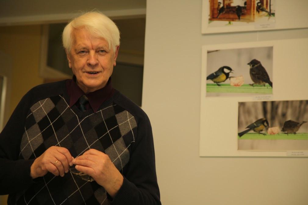 Izstādē iespējams apskatīt vairāk nekā 40 fotogrāfijas, kurās to autors N.Gorkins fiksējis kadrus no putnu dzīves, tam veltot trīs gadus. 
Autors: Gatis Bogdanovs