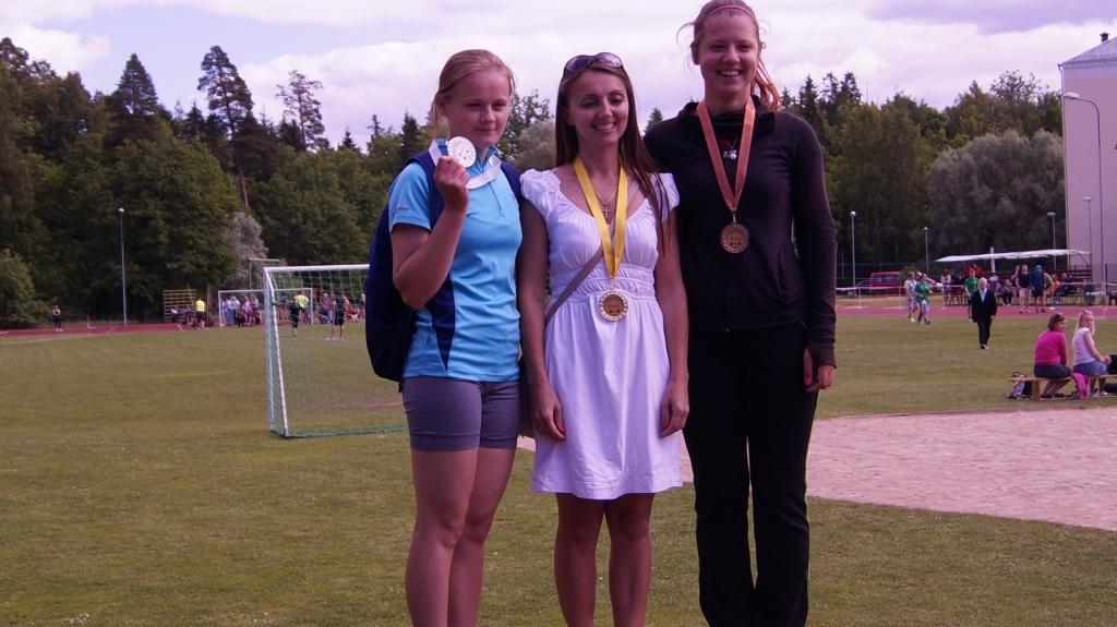 Sieviešu grupas uzvarētājas: Inese Brezinska, Larisa Cīrule un Marina Vīksniņa. 
Autors: no mpersoniskā arhīva