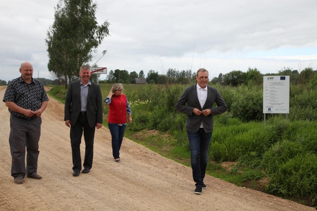 Litenes pagastā - par vienu sakārtotu ceļa posmu vairāk! 	
Autors: Evita Brokāne