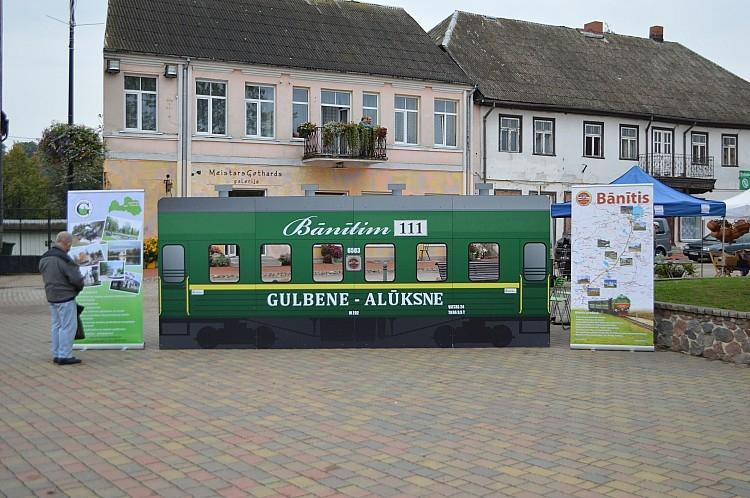 Pirmajā tūrisma informācijas tirgū Bauskā plašo tūrisma piedāvājumu prezentēja  arī SIA „Gulbenes –Alūksnes bānītis”.
Autors: www.gulbene.lv