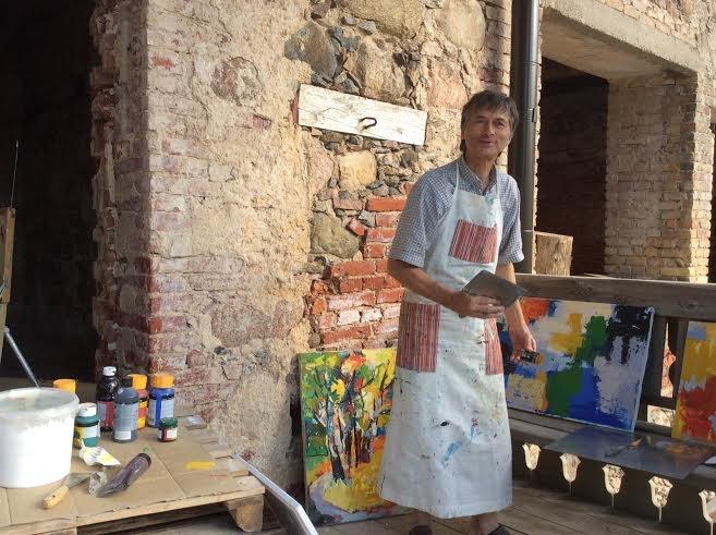 Attēla - mākslinieks Andris Vītols no Talsiem.
Autors: no personiskā arhīva