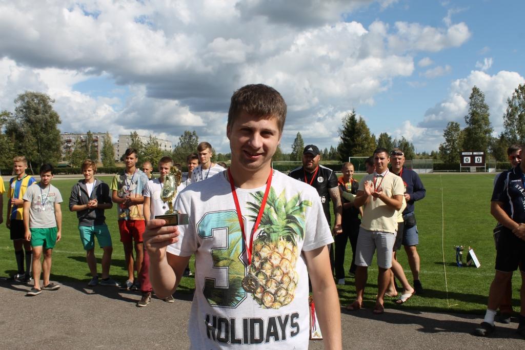 Starp labākajiem vārtu guvējiem 1.līgā arī Edijs Aleksāns (“Zellis”). 	
Autors: Ziedonis Lazdiņš