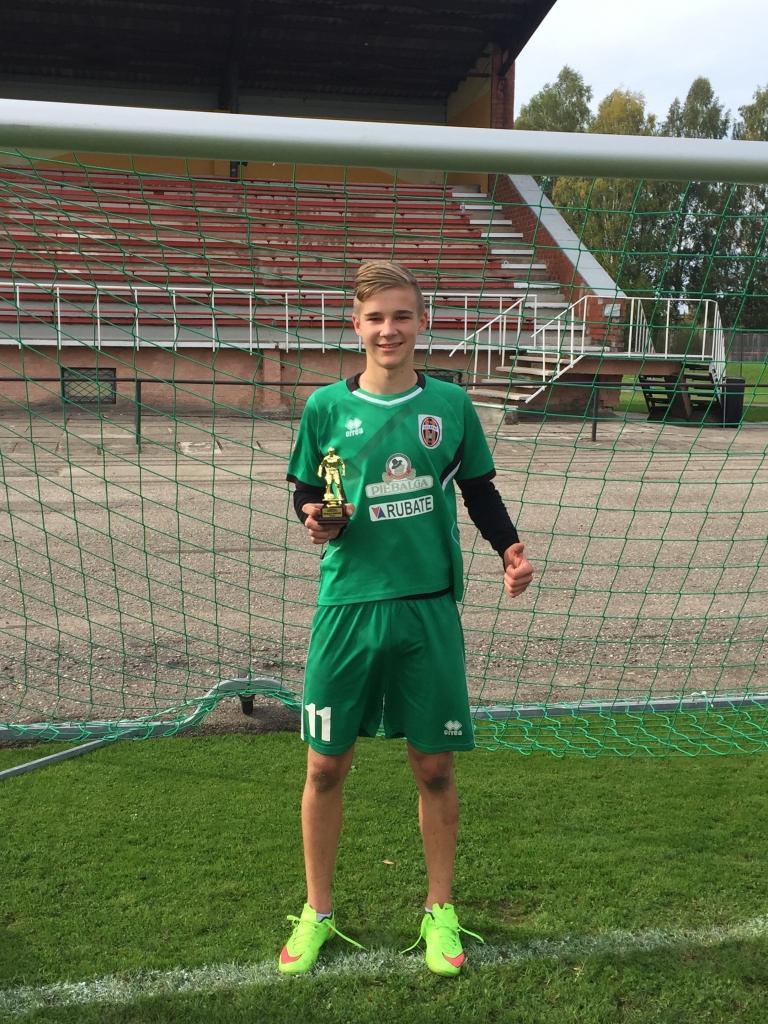 Par vērtīgāko turnīra futbolistu atzina Niku Zepu (Gulbene).
Autors: no personiskā arhīva