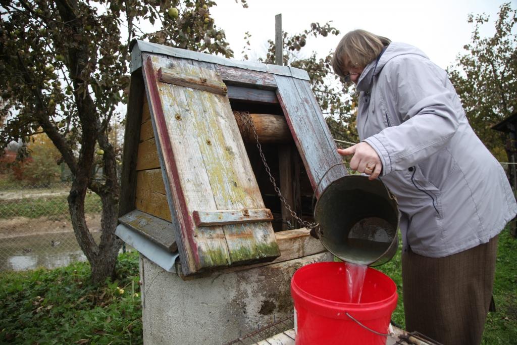 Gulbeniete Irina Markova arī atzīst, ka šogad, salīdzinot ar citiem gadiem, ir problēmas ar ūdens līmeni akā. Nākas ūdeni smelt ar spaini, lai gan ūdeni parasti sūknēja no akas. “Iepriekšējos gados kaimiņi nāca pēc ūdens, bet šogad bija reizes, kad man vajadzēja doties pie kaimiņienes. Ceru, ka būs lietus un ūdens līmenis celsies.” 
Autors: Gatis Bogdanovs
