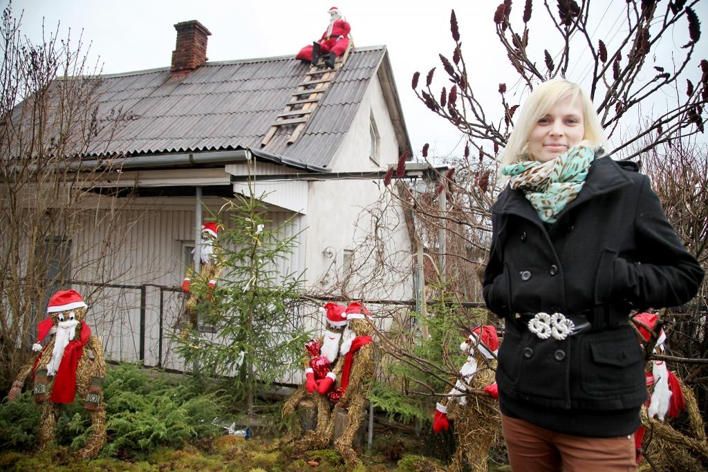 rotājumi un dekori ienes svētku noskaņu un prieku, arī floristes Elīnas Siliņas veikums.  
Autors: Gatis Bogdanovs