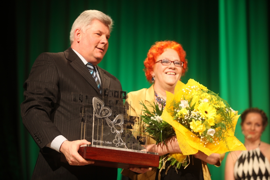 Pērn Ineses Stalidzānes balvu saņēma Astrīda Vilciņa.
Autors: Gatis Bogdanovs (no arhīva)