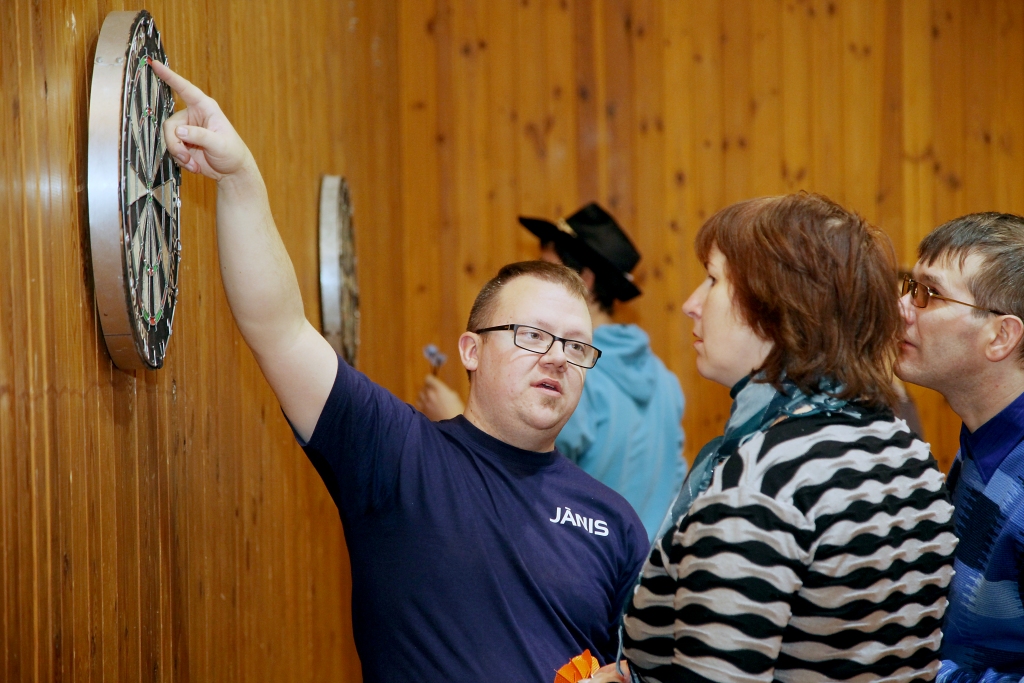 Uzvarētāju godu izpelnījās Jānis Skopans un Dāvis Žuks (priekšplānā).
Autors: Gatis Bogdanovs