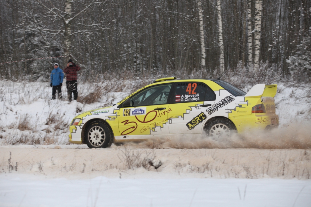 Ar ļoti labiem rezultātiem un skaistu braukšanas stilu visus priecēja arī pieredzējusī mūsu novada ekipāža Ainārs Igaveņš/ Gatis Cimdiņš. 		
Autors: Gatis Bogdanovs
