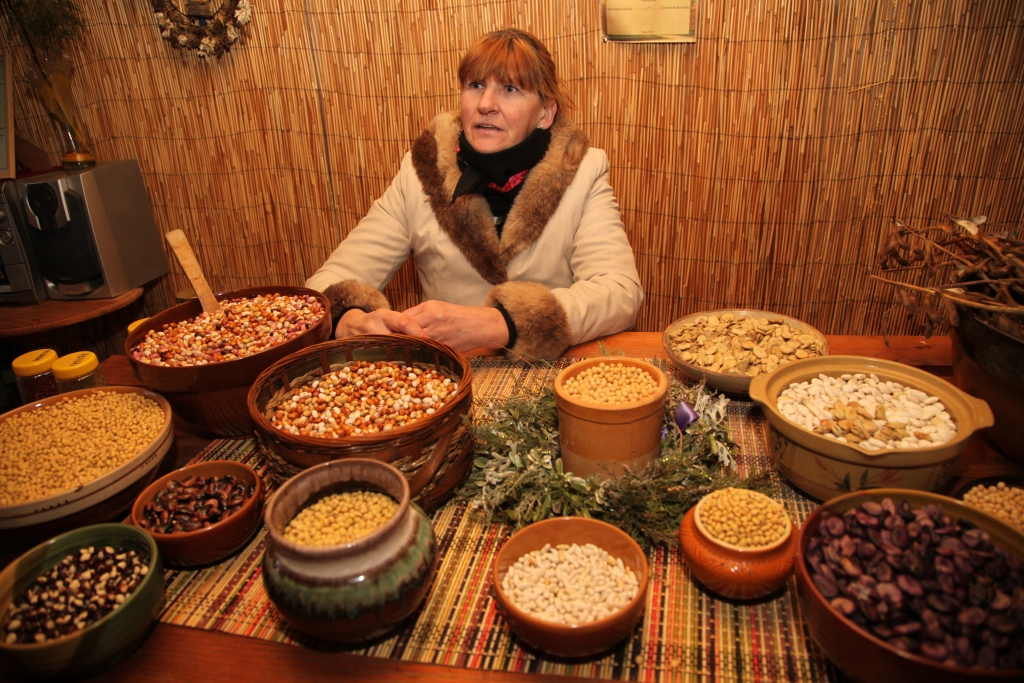 “Lai gan man pašai labāk garšo kartupeļi nekā pupiņas, tomēr no tām nekad neesmu pilnībā atteikusies, jo pupiņās ir ļoti daudz cilvēka organismam nepieciešamu vielu. Zinu cilvēkus, kuri ir atteikušies no gaļas ēšanas, tās vietā uzturā lietojot pupiņas,” saka Tirzas pagasta zemnieku saimniecības “Avotiņi” saimniece Ligita Zvirbule. 	
Autors: Gatis Bogdanovs