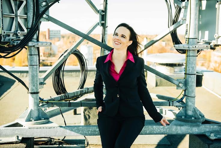  “Tele2” tehniskā direktore Līga Krūmiņa. 
Autors: no 