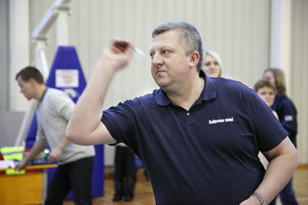 Ar 2011.gadU sporta klubs “Šķēps” pievērsās riteņbraukšanai, taču tā valdes loceklis Juris Aleksāns turpināja nodarboties arī ar šautriņmešanu. 
Autors: Gatis Bogdanovs