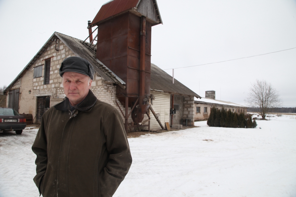 Aivars Pabērzs no Stradu pagasta zemnieku saimniecības “Rubeņi”, kurš ar cūkkopību nodarbojas jau daudzus gadus, pārliecinājies, ka produkcijas tirgū ir grūti turēties pretim lielajiem cūku audzēšanas kompleksiem, kur tiek steidzināta cūku nobarošana, barībai pievienojot dažādus elementus, kas paātrina cūku pieņemšanos svarā. “Man ir būtiski patērētājiem piedāvāt kvalitatīvu produktu, tāpēc cūku līdz kaušanai baroju astoņus mēnešus, bet lielie cūku audzētāji šo laika periodu saīsina par diviem mēnešiem. Tas nozīmē, ka man nākas ieguldīt daudz vairāk darba un savu produktu pārdot dārgāk. Diemžēl veikalos cilvēki izvēlas lētāko gaļu,” situāciju raksturo A.Pabērzs.  Gaļu “Rubeņu” saimniecība patērētājiem pārdod Gulbenē dažādu žāvējumu veidā, sadarbojoties ar meitas ģimeni. Pircēji jau ir ielāgojuši, kas nopērkams, piestājot pie vagoniņa ar uzrakstu “Mājas kūpinājumi”. 
Autors: Gatis Bogdanovs
