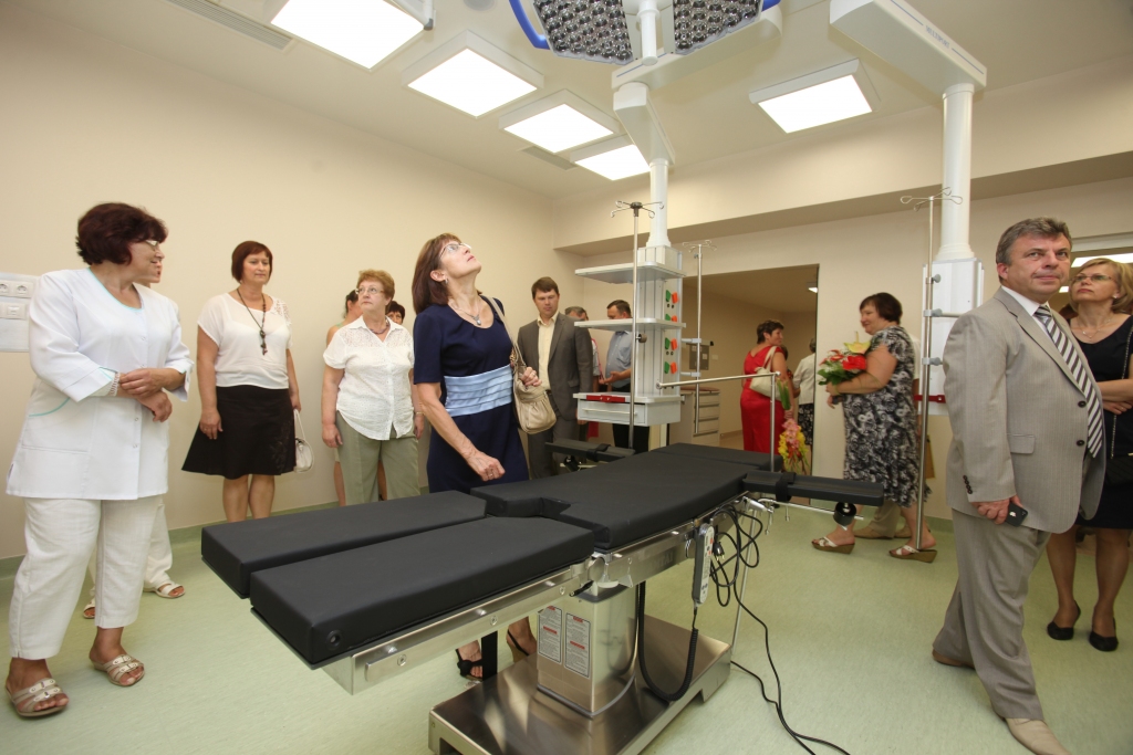 2013.gadā tika atvērta par Eiropas līdzekļiem renovētā Balvu slimnīca. Modernizēta tika arī ķirurģijas zāle.
Autors: no “Dzirksteles” arhīva