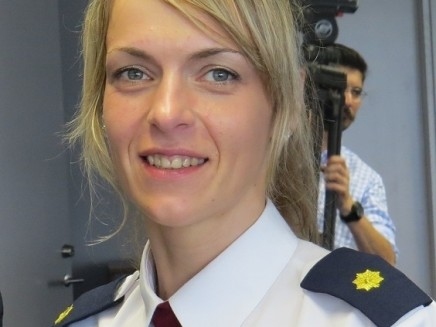 VP Vidzemes reģiona policijas pārvaldes pārvaldes Kārtības policijas biroja inspektore Sintija Virse.
Autors: Publicitātes foto