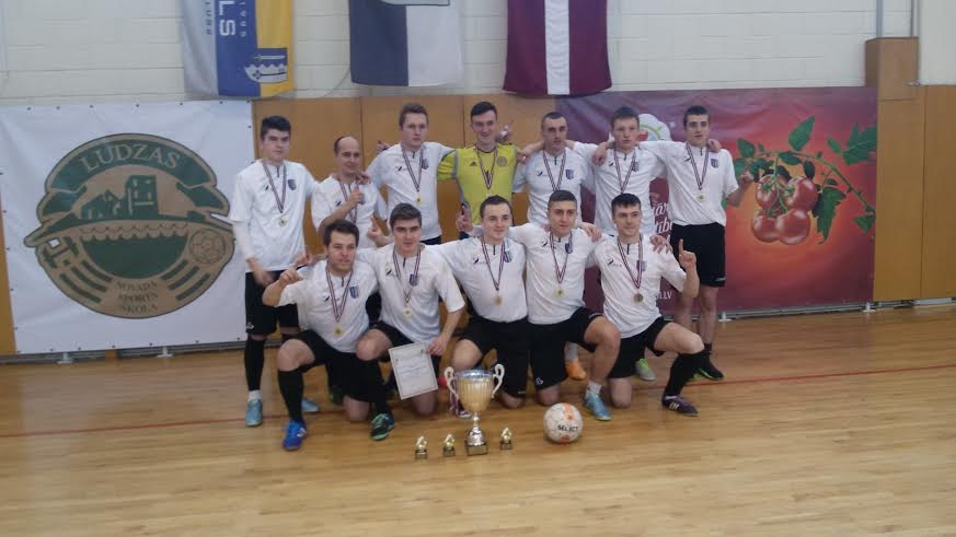 Latvijas ZA reģiona telpu futbola čempionāta uzvarētāji SK 