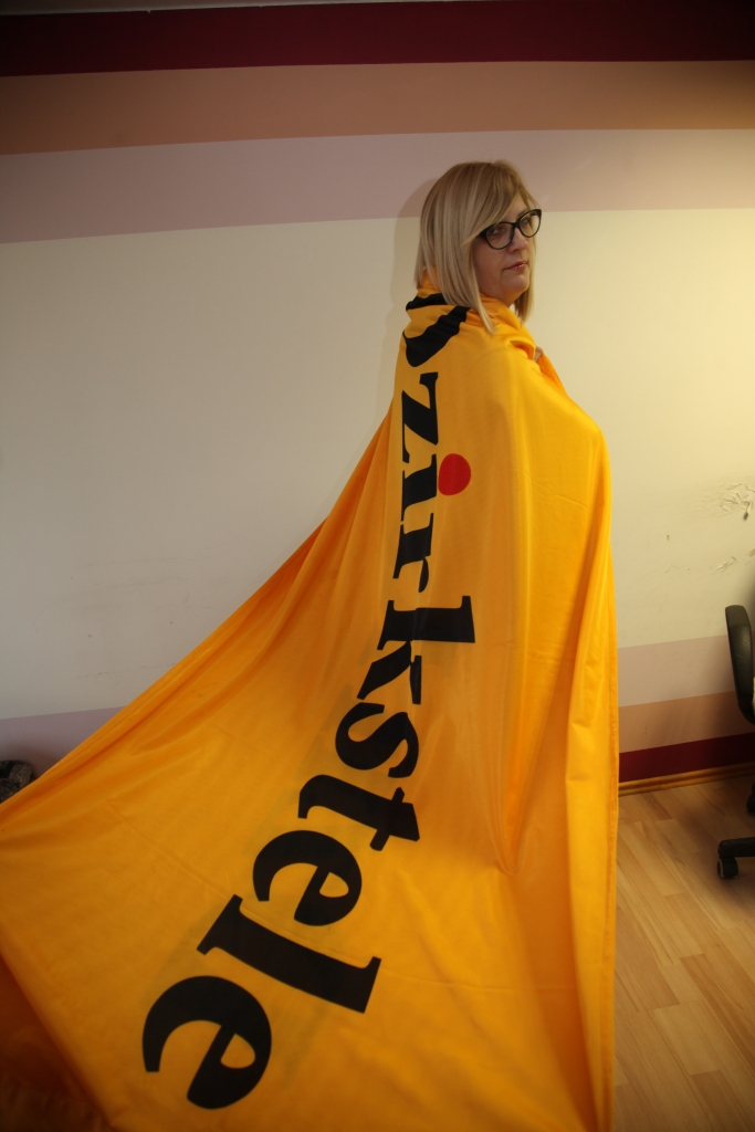 ““Betmens “ ir mana autoritāte, viņš glāba pasauli, es - izglābšu novadu, “saka Ginta Alberte. 
Autors: Gatis Bogdanovs