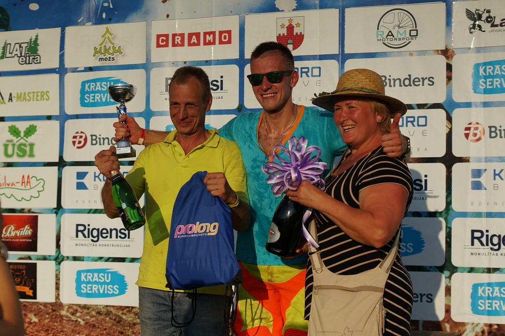 Lieliski sagatavotajā trasē  klasē 25+ uzvarēja mūsu Didzis Gorbenko.
Autors: Ralfs Rubenis