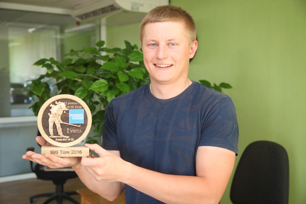 Kārlis Duļbinskis ir gandarīts par uzvaru posmā, tagad tālāk jācīnās, lai kvalificētos Latvijas Olimpiādei.
Autors: Gatis Bogdanovs