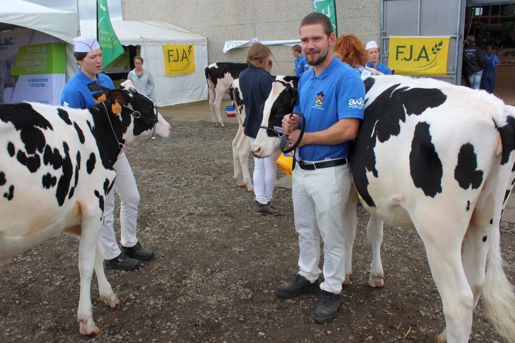 Lizuma pagasta zemnieku saimniecības “Augstkalni” jaunā lauksaimniece Līna Berga un SIA “Brīvzemnieki” lauksaimnieks Mārtiņš Bitenieks ir gatavi atkal piedalīties līdzīgā pasākumā. 
Autors:  Latvijas Holšteinas šķirnes lopu asociācija