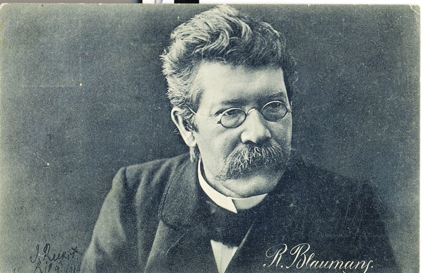 Latviešu literatūras klasiķis Rūdolfs Blaumanis. J. Rieksta foto.