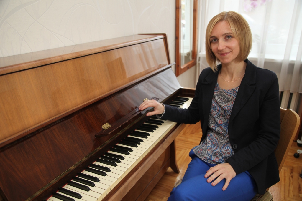 Gulbenes mūzikas skolas direktore Ilona Matīsa.
Autors: no Dzirksteles arhīva