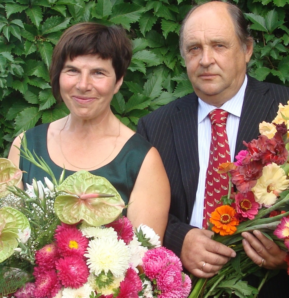 Kopā ar vīru Jāni savā 55 gadu jubilejā. Kopā un laimīgi.	
Autors: no personiskā arhīva