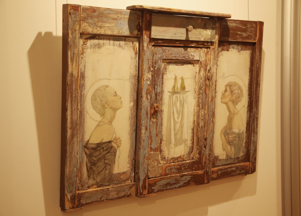 Anatolija Zelča glezna “Pieskāriens” radīta 2015.gadā. 
Autors: Gatis Bogdanovs