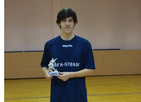 Daniels Lazdiņš - labākais spēlētājs Gulbenes komandā Latvijas 2.līgas čempionātā.
Autors: no personiskā arhīva