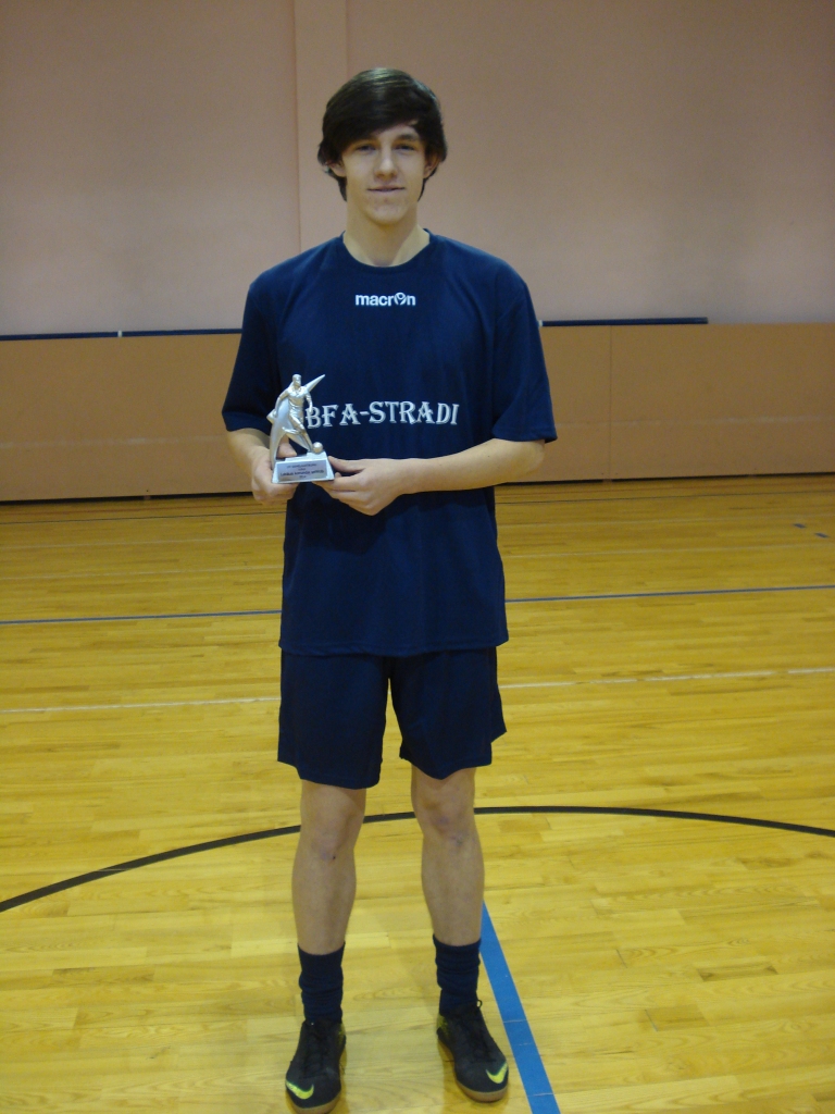 Daniels Lazdiņš – labākais spēlētājs Gulbenes komandā Latvijas 2.līgas čempionātā.
Autors: no privātā arhīva