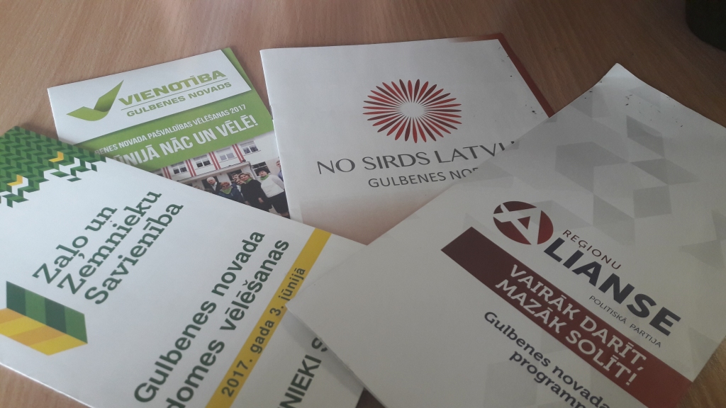 Vēstījums priekšvēlēšanu bukletos ir daudznozīmīgs