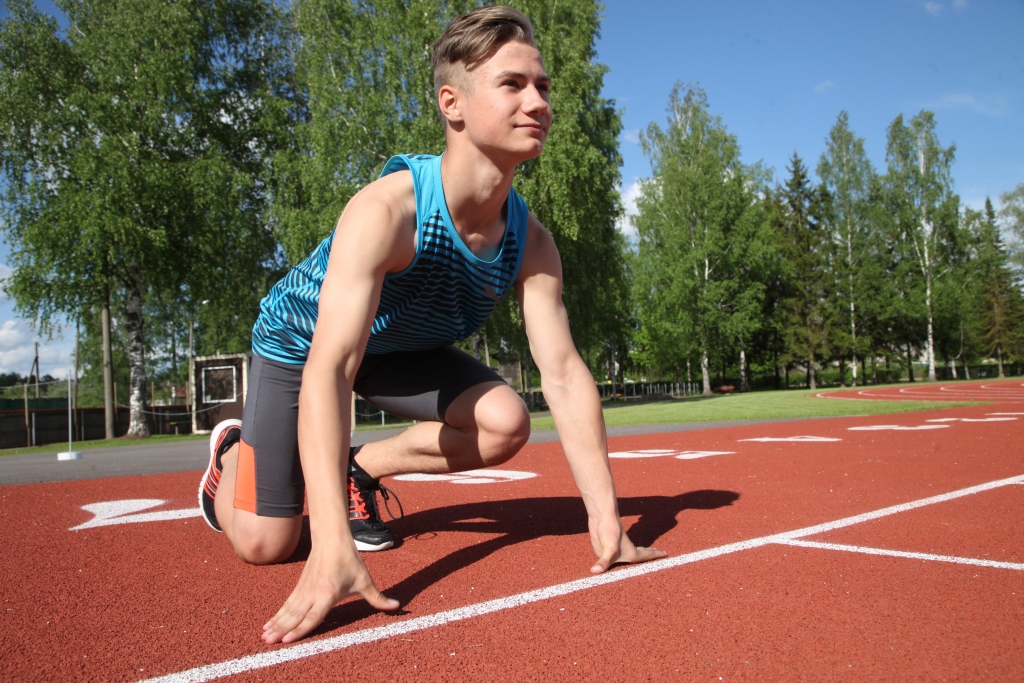 Izcilu sniegumu 300m sprinta distancē demonstrēja gulbenietis Rolands Blūms (trenere Irēna Aizpure), kurš 25 dalībnieku konkurencē izcīnīja 1.vietu (rezultāts 39,71). 
Autors: Gatis Bogdanovs