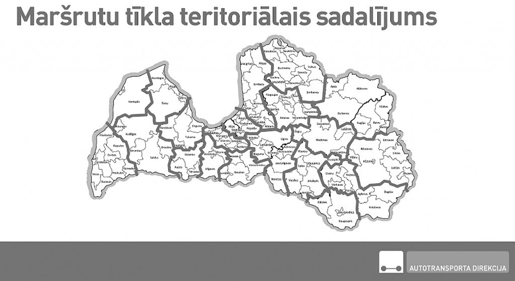 Valstī ir izveidots maršrutu tīkla teritoriālais sadalījums, kurā Gulbenes maršrutu tīkls ietver arī Alūksnes, Apes novadu un daļu Balvu novada. Tagad katrā novadā ir savs pārvadātājs. Turpmāk visā tīkla reģionā varētu būt viens pārvadātājs vai arī vairāki kopā var veidot pārvadātāju apvienību. 
