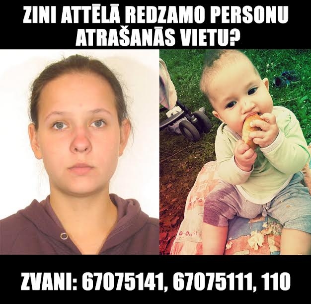 1994.gadā dzimusī Agnese Leščinska kopā ar savu mazgadīgo dēlu Danielu Leščinski.
Autors: no policijas arhīva