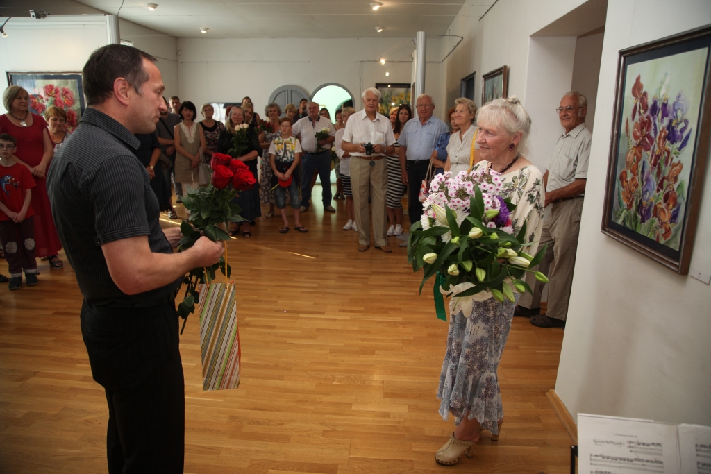 Māksliniece Ilona Brekte profesionālajai mākslai atdevusi 44 sava mūža gadus. 	
Autors: Gatis Bogdanovs