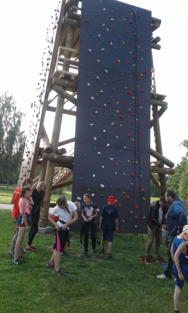 Biedrība šovasar realizējusi vēl vienu sapni – tagad Lejasciemā ir pašiem savs sportisks skatu tornis. 
Autors: no personiskā arhīva