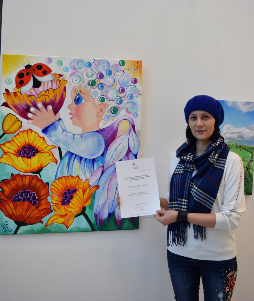 Gleznotāja un ilustrācijas dizainere Ilze Kalvāne. 
Autors: publicitātes foto