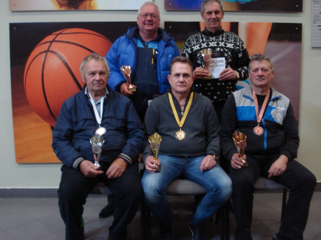 1.rindā no kreisās: I.Briedis, I.Stojašs, I.Gritāns; 2.rindā no kreisās: G.Jeršovs, A.Čanders.
Autors: no organizatoru arhīva