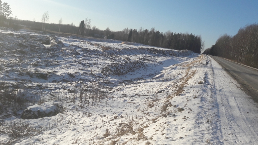 Gulbenes - Smiltenes šosejas malā var redzēt, ka ir sākti zivju dīķu rakšanas darbi.
Autors: Ginta Alberte