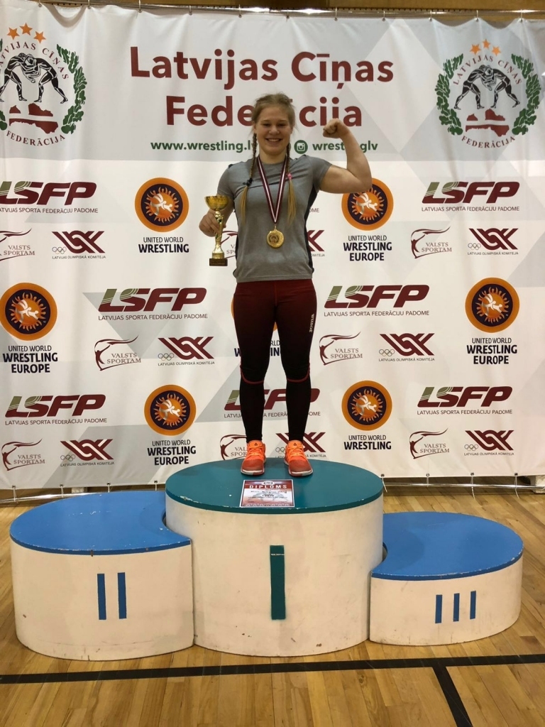 Alīnai Antipovai kā sportistei ir liels potenciāls. Pirms pāris dienām viņa atgriezās mājās, izcīnot sacensībās zeltu.
Autors: no personiskā arhīva