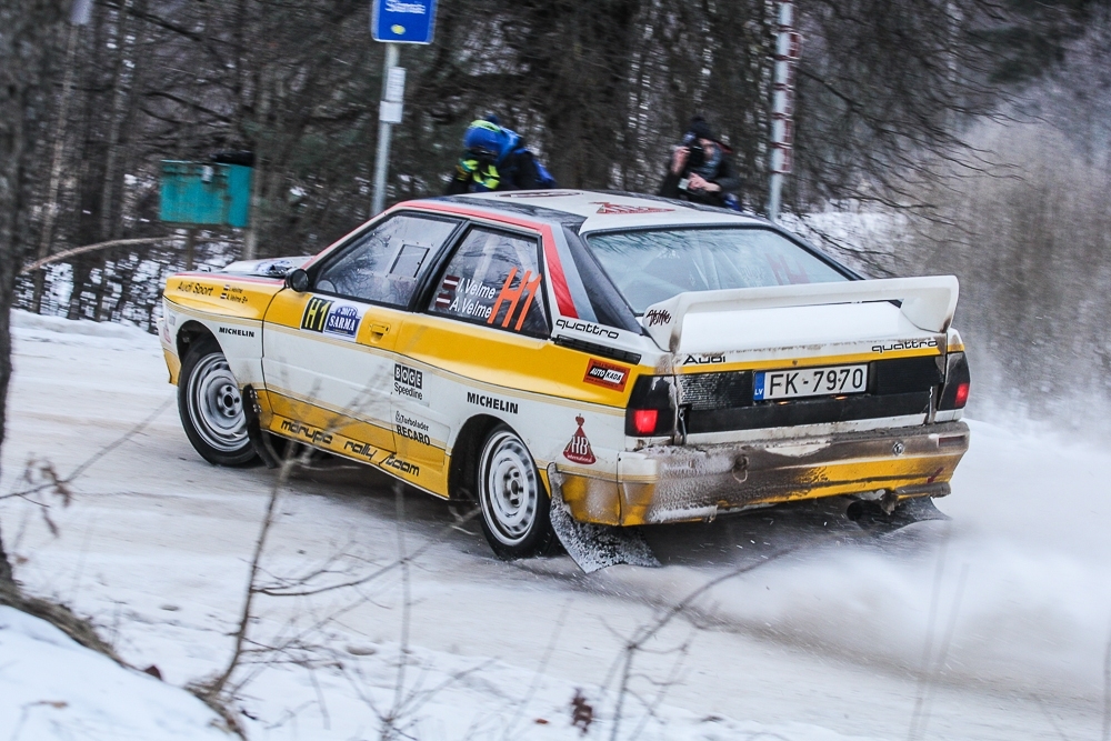 Kā ierasts, H1 numurs ir piešķirts Ivaram un Andrim Velmēm, kuri startē ar klasisko Audi Quattro A2.
Autors: Dace Janova (www.4rati.lv)