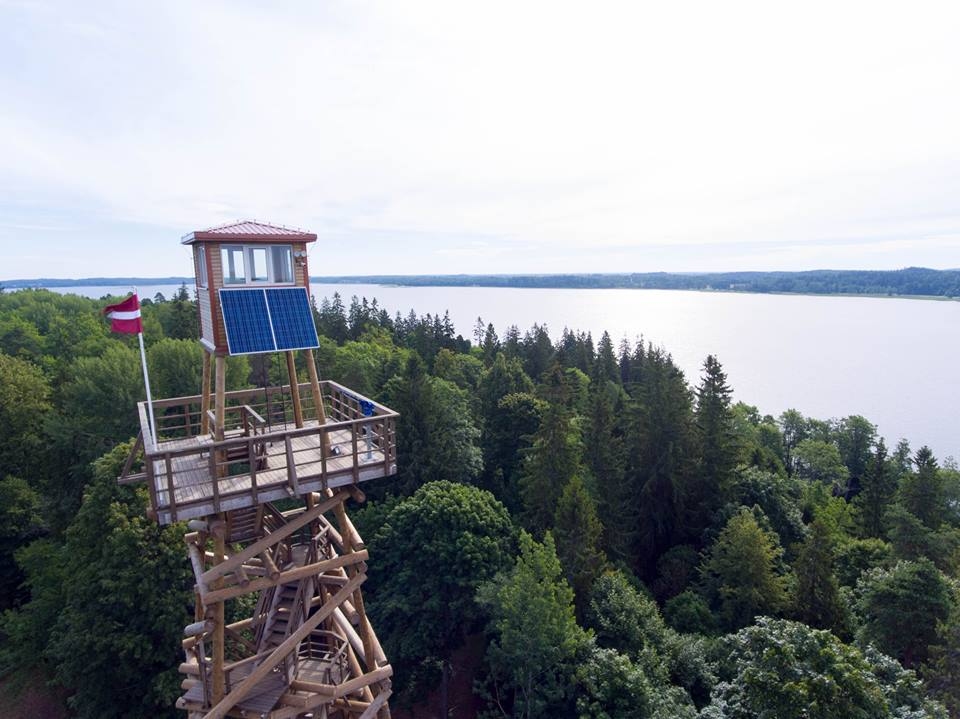 Skatu tornis Alūksnē.
Autors: no personiskā arhīva