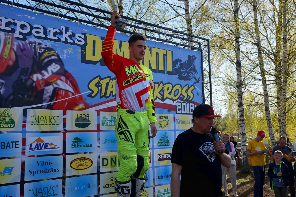 Motokluba “Litene” sportists Ralfs Skopāns ieguva Gulbenes novada domes ceļojošo kausu par uzvaru Gulbenes novada sportistu vērtējumā MINI MX klasē. 	
Autors: Ralfs Rubenis