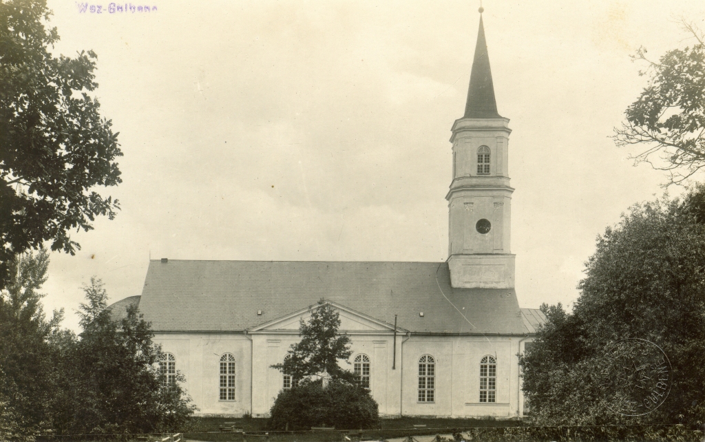 Gulbenes luterāņu baznīca (attēlā) 
20.gadsimta sākumā. 
Autors:  no GVMM krājuma