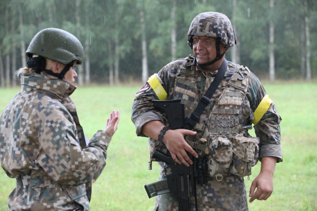 Zemessardzes 25. kājinieku bataljona komandieris Ģirts Pintāns.
Autors: Gatis Bogdanovs