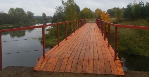 Dzelzceļa tilts par Tirzas upi pēc atjaunošanas.
Autors: www.gulbene.lv