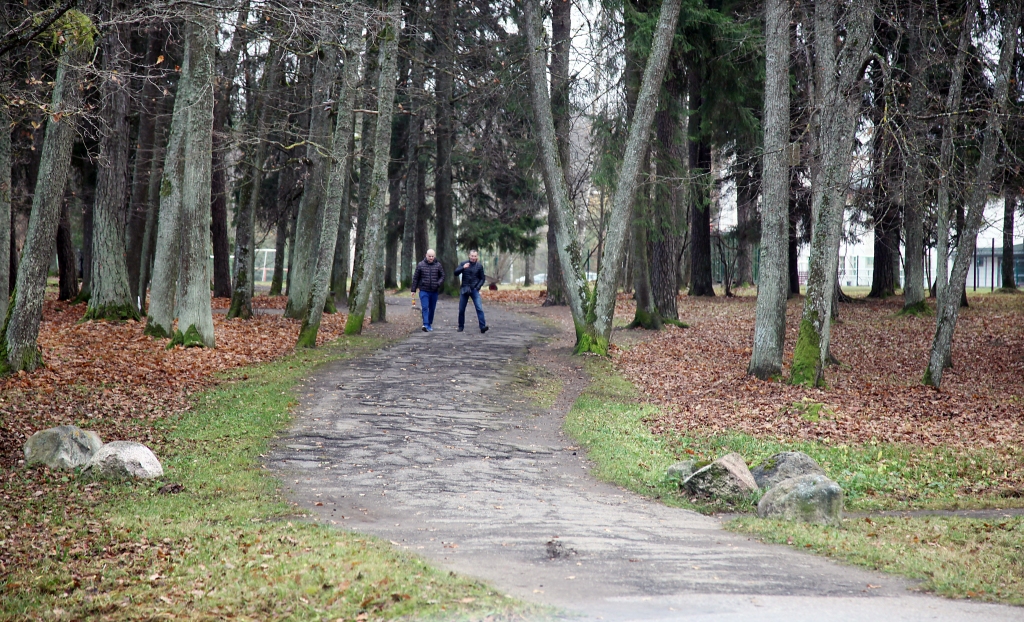 Ietve gar sporta laukumu Spārītes parkā, kā noprotams, pagaidām nav ietverta labiekārtošanas projektā. Sakārtot paredzēts tikai parku no Blaumaņa ielas līdz Brāļu kapiem. 	
Autors: Gatis Bogdanovs