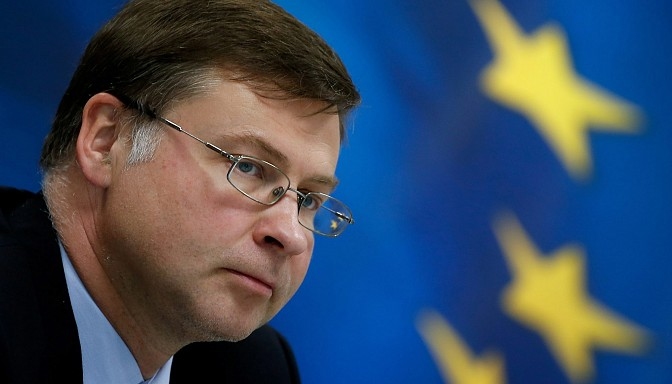Eiropas Komisijas (EK) viceprezidents Valdis Dombrovskis.
Autors: www.skaties.lv