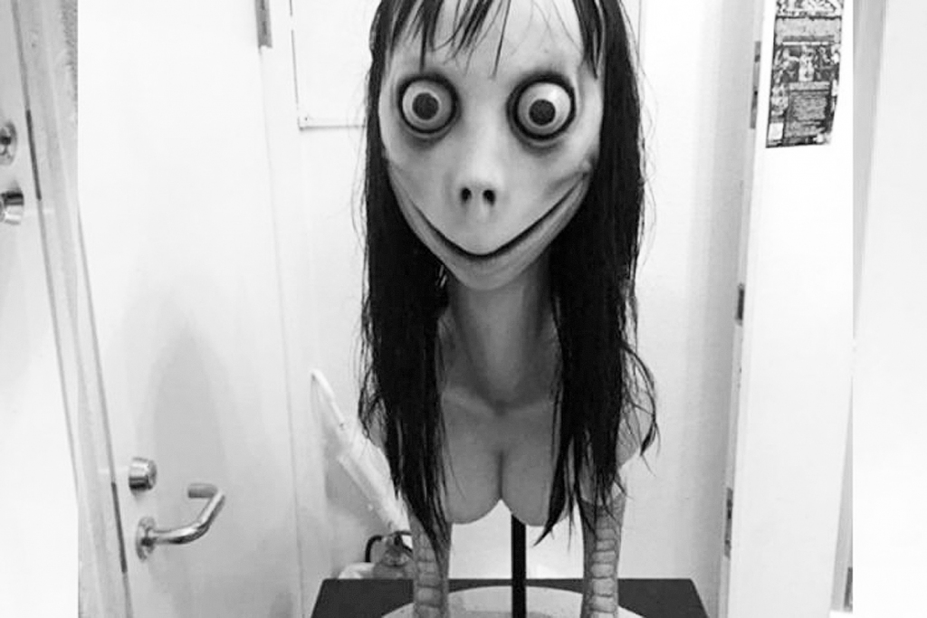 Animācijai, kurā darbojas Momo, tiek izmantots pabriesmīga izskata Japānā radīts tēls. Programmas radītāju mērķis ir baidīt un savākt pēc iespējas vairāk skatījumu, lai piesaistītu reklāmdevējus un tādējādi nopelnītu naudu.  
Autors: no interneta