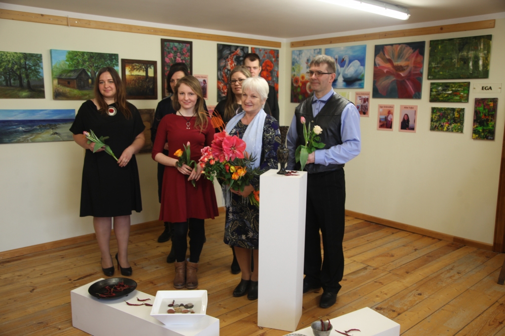 Gleznu autoriem - patīkams satraukums un prieks par paveikto darbu. 
Autors: Gatis Bogdanovs